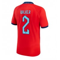 Dres Engleska Kyle Walker #2 Gostujuci SP 2022 Kratak Rukav